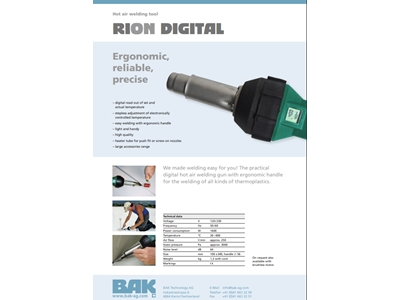  Sıcak Hava Kaynak Ekipmanı - 1