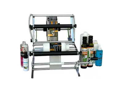 Machine d'étiquetage manuel pour tubes