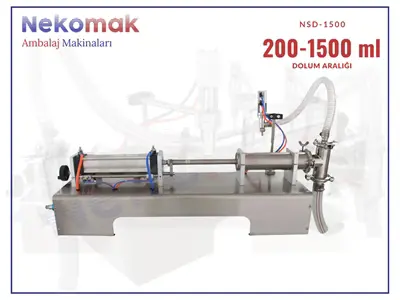 200–1500 ml Tek Nozullu Yarı Otomatik Sıvı Dolum Makinası Hakkında