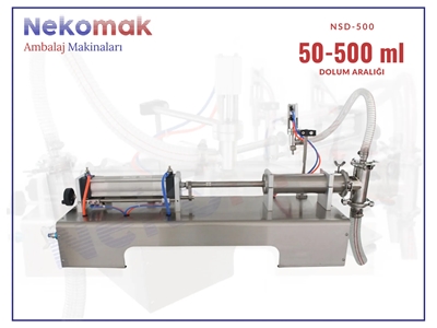 50–500 ml Tek Nozullu Yarı Otomatik Sıvı Dolum Makinası - 1