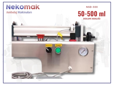 50–500 ml Tek Nozullu Yarı Otomatik Sıvı Dolum Makinası - 2
