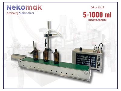 1000 Şişe/Saat Otomatik Dijital Sıvı Dolum Makinası - 1