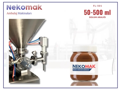 50–500 ml Tek Nozullu Yüksek Viskoziteli Yarı Otomatik Sıvı Dolum Makinası - 2