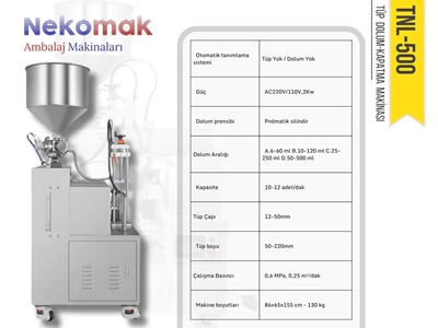 50–500 Ml Ultrasonic Tube Filling and Sealing Machine - 4