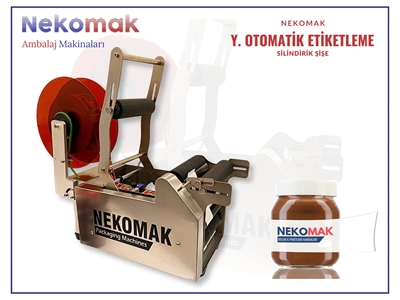 20-150 mm Yarı Otomatik Silindirik Şişe Etiketleme Makinası - 1