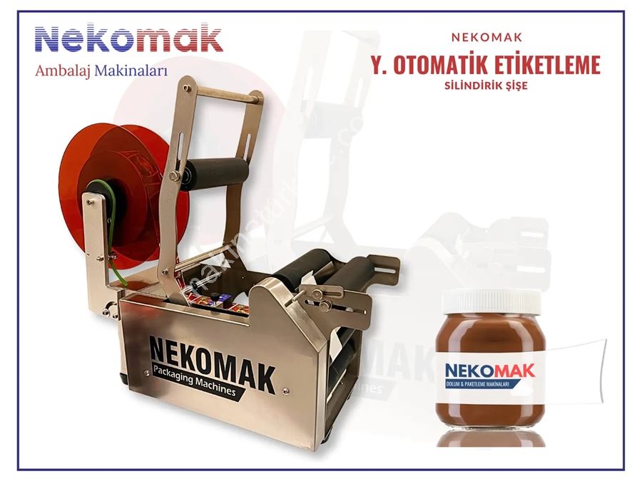 20-150 mm Yarı Otomatik Silindirik Şişe Etiketleme Makinası
