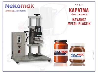 Elektrikli Vidalı Kavanoz Kapak Kapatma Makinası - 1