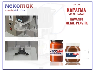 Elektrikli Vidalı Kavanoz Kapak Kapatma Makinası - 2