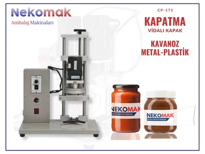 Elektrikli Vidalı Kavanoz Kapak Kapatma Makinası - 0