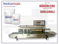 Kodlamalı Poşet Yapıştırma Mühürleme Makinası