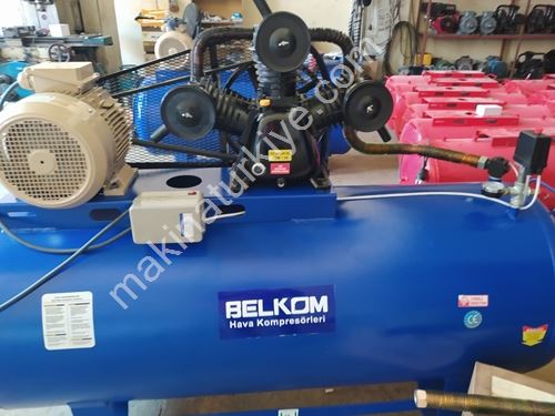 500 Lt 8 Bar, 10 Ps Inländische Motor, Paneel, Drei Kopf (3090), Panel, Neue Kompressor