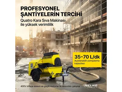 Machine à enduire noire 35–70 L/min