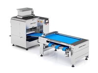 Machine de découpe et de roulage automatique de 6 pièces de pâte