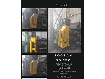 Duyariş Makinadan Soosan Sb 130 Kore Malı Hidrolik Kırıcı - 0