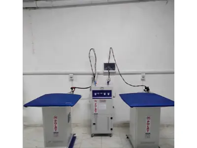 3-teiliges Set mit 2 Ausgängen, 2 breiten Planken, Dampfbügeleisen-Set