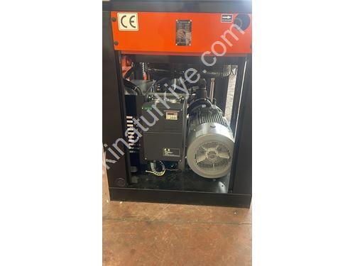 30 Hp (22 Kw) İnvertörlü-Asenkron Motorlu Vidalı Sıfır Kompresör Seti