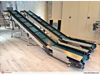 L Tip Transfer Konveyör Sistemi - Enjeksiyon Makine Konveyörü