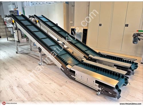 L Tip Transfer Konveyör Sistemi - Enjeksiyon Makine Konveyörü
