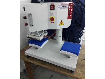 20X20 Cm Döner Kafa Pnömatik Transfer Baskı Presi - 1