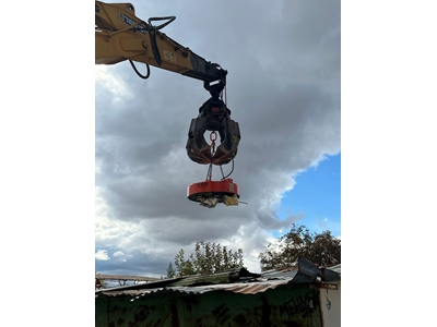300 Kg Elektromanyetik Hurda Kaldırma Mıknatısı - 1
