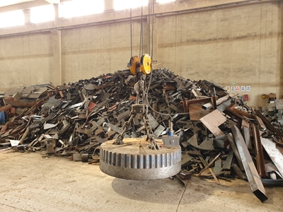 450 Kg Elektromanyetik Hurda Kaldırma Mıknatısı - 3