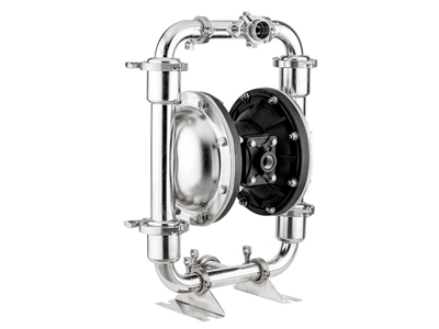 Pompe à diaphragme avec corps hygiénique de capacité 0-400 L/min - 1