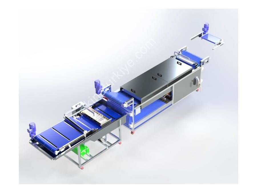 4 Metre Su Böreği Üretim Hattı Makinası