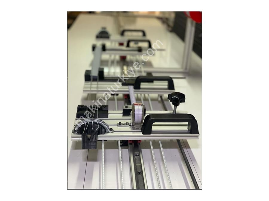 Plise Perde & Sineklik Üretim Makinası 4’Lü Komple Set (Kesme + Delme + İplik Takma + Çakım)