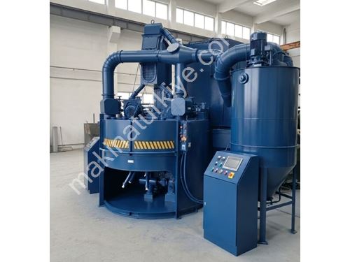 800 Mm Diameter Rotary Table Sandblasting Machine