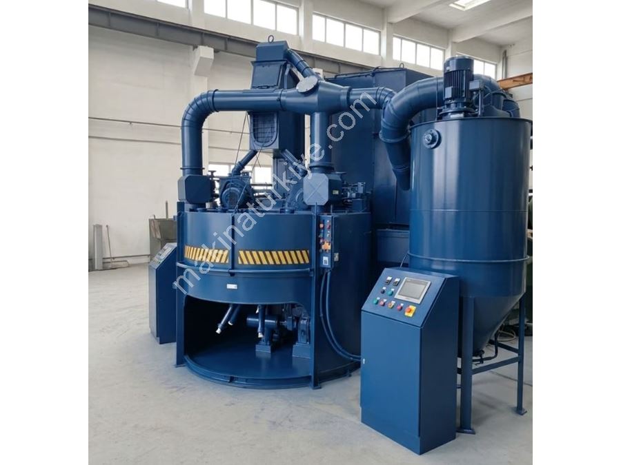 800 Mm Diameter Rotary Table Sandblasting Machine