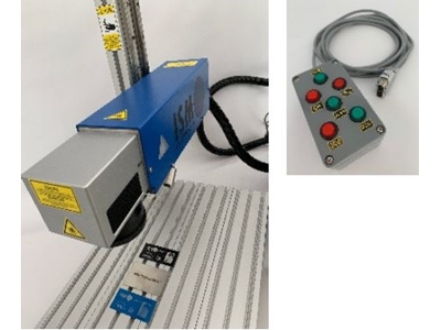 200x200 mm 100W Markalama Alanlı Fiber Lazer Markalama Sistemi - 1