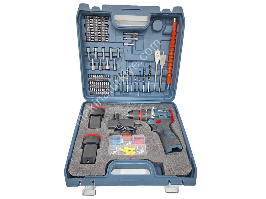 32 Parça Kömürsüz Akülü Vidalama Matkap Seti