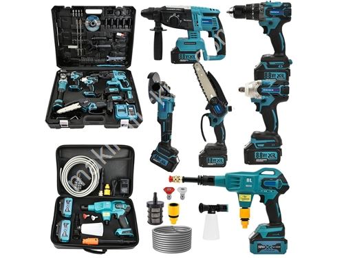 Akülü 6 lı Grup Seti 5Li Set + Araç Yıkama