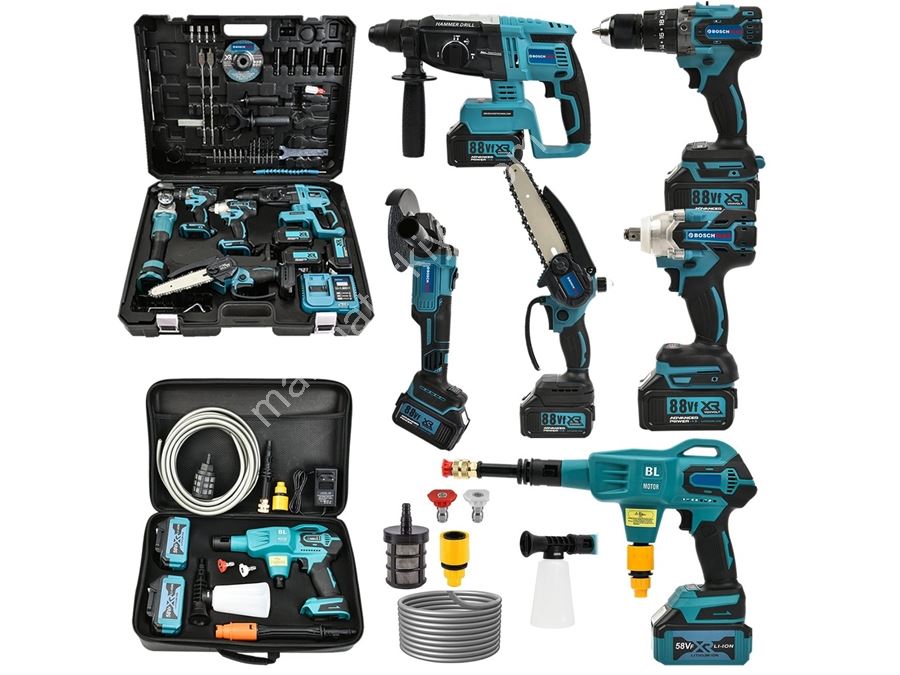 Akülü 6Lı Grup Seti 5Li Set + Araç Yıkama