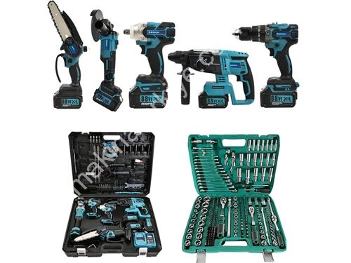 Akülü 6'Lı Grup Seti + 5'Li Makina Seti