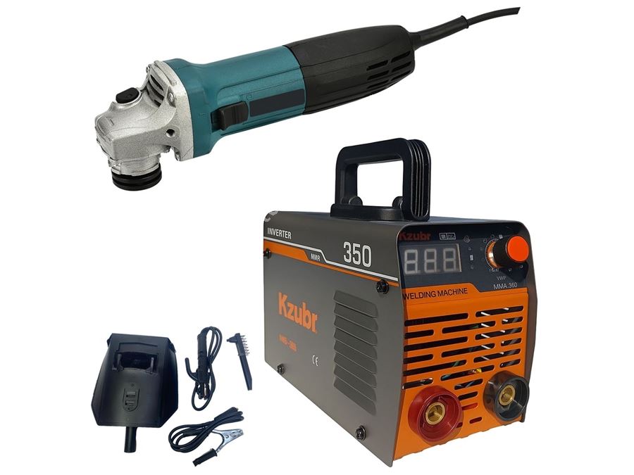 Elektrikli Avuç Taşlama Ve İnvertor Dijital Kaynak Makina Seti