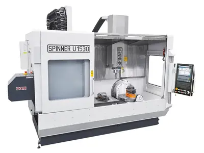 1530X530x465 Mm Hareket Mesafeli 5 Eksen Cnc İşleme Merkezi