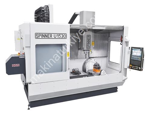 1530X530x465 Mm Hareket Mesafeli 5 Eksen Cnc İşleme Merkezi