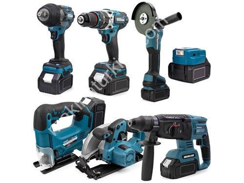 Kömürsüz Akülü 7 Li Set 88Vf 5Ah 10P