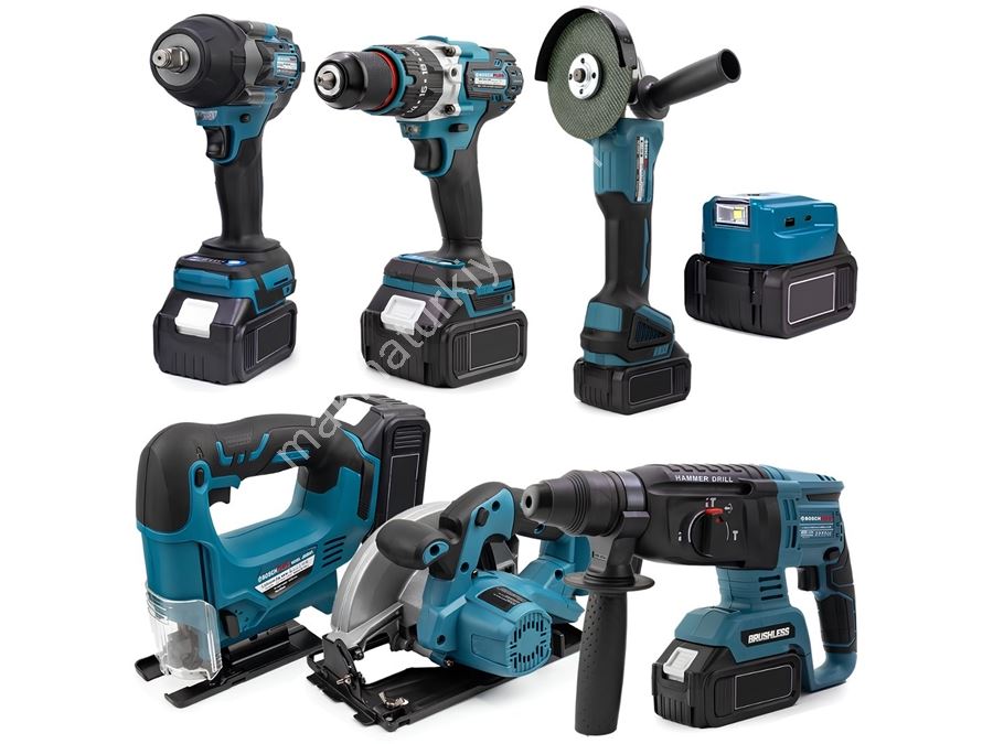 Kömürsüz Akülü 7 Li Set 88Vf 5Ah 10P