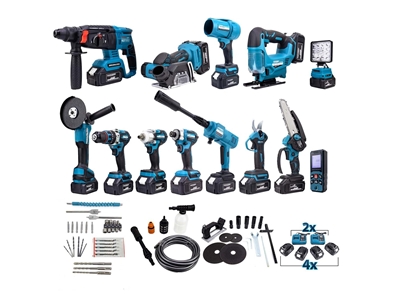 Battery-powered 13-Piece Set 36V 4Ah - 0