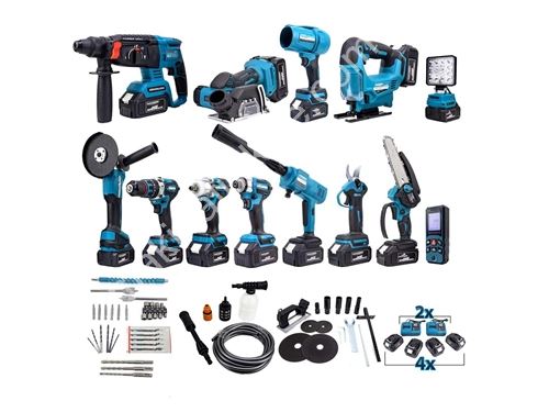 Battery-powered 13-Piece Set 36V 4Ah