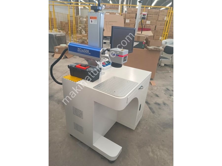 Fiber Markalama Makinesi 50 Watt Masalı Sistem