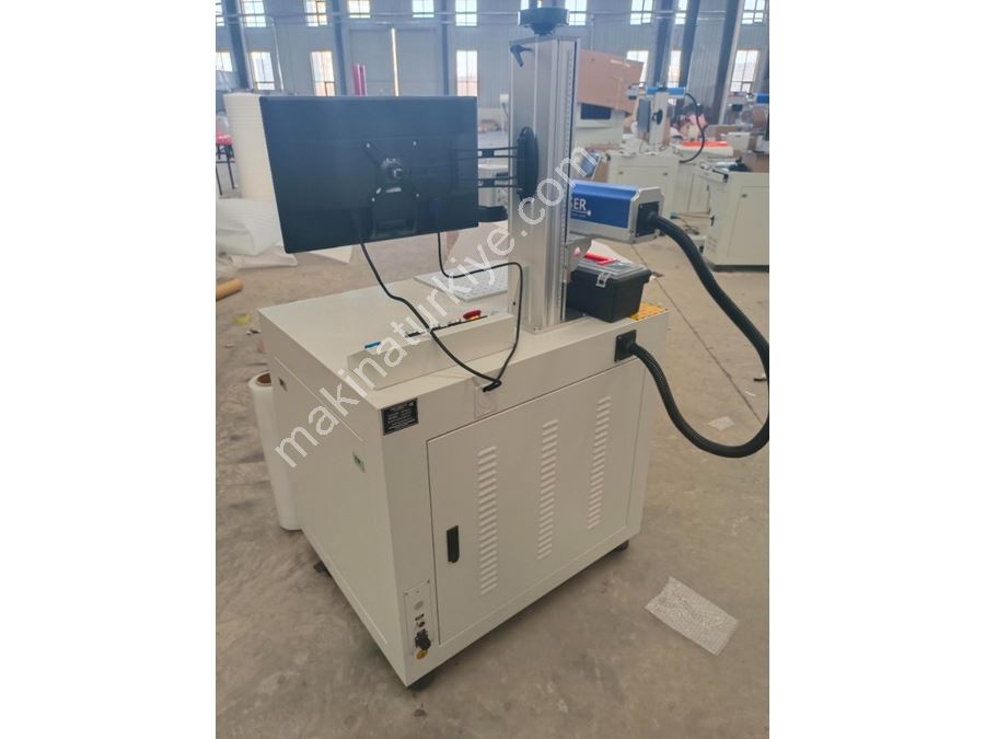 Fiber Markalama Makinesi 50 Watt Masalı Sistem