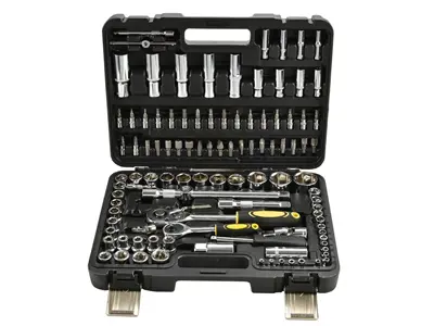 Tam Profesyonel 108 Parça Usta Lokma Takımı Parlak Çelik