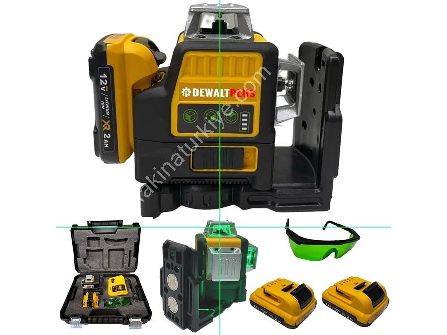 4D Lazer Sistemli 3 Fonksiyonlu Çift Akülü Mıknatıslı Lazer Terazi