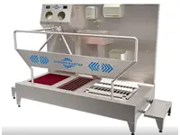 304 Kalite Paslanmaz Çelik Hijyen Bariyeri Yatay Fırçalı