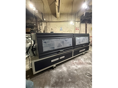 Machine à coller les bords PVC avec fraisage avant et coupe de tête et de fin - 2