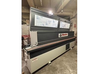 Machine à coller les bords PVC avec fraisage avant et coupe de tête et de fin - 3