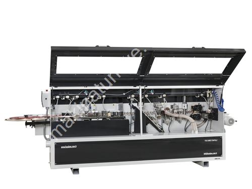 Machine à coller les bords PVC avec fraisage avant et coupe de tête et de fin